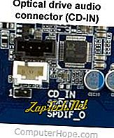 CD-IN (ऑप्टिकल ड्राइव ऑडियो कनेक्टर) क्या है?