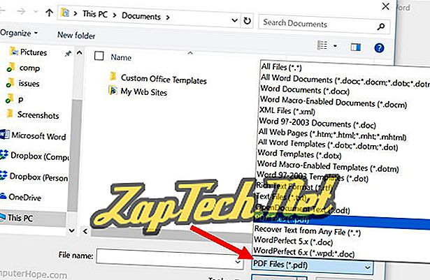 Cara mengonversi file PDF ke Microsoft Word atau jenis file lain