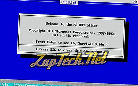 Kako ustvariti datoteko v MS-DOS in ukazno vrstico Windows